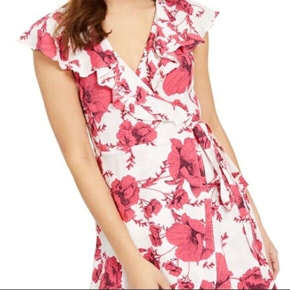 Free People French Quarter Wrap Mini Dress in the Size Small - Picture 3 of 12